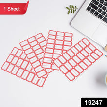 Multipurpose Writable Blank Label Sticker Sheets (1 Sheet) - Justgrabit Inc.