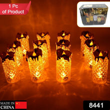 Gold LED Flameless Candles for Decor & Gifting, Diwali (12 Pc MOQ) - Justgrabit Inc.