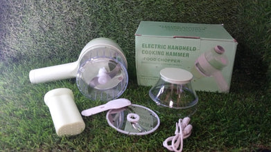 4 in 1 Handheld Electric Vegetable Cutter Set - justgrabit.in | Just Grab It