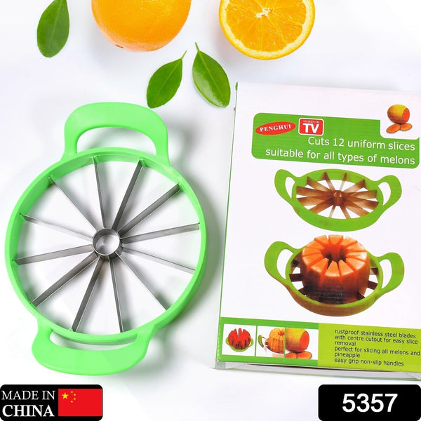 Watermelon Slicer Cutter Steel Fruit Perfect Corer Slicer Kitchen Tools - justgrabit.in | Just Grab It