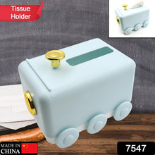 Tissue Paper Holder Unique Train Engine Tissue Storage Box Tissue Paper Holder Box | Tissue Holder Dispenser Organizer for Car Decor & Home Use - justgrabit.in | Just Grab It