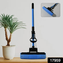 Floor Cleaning Squeeze Mop with Adjustable Telescopic Handle Squeegee Absorber Sponge Cleaner Pocha for Home Kitchen Bathroom (1 Pc) - Justgrabit Inc.