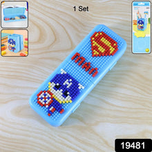 DIY Pixel Art Building Block Pencil Box (1 Set) - justgrabit.in | Just Grab It