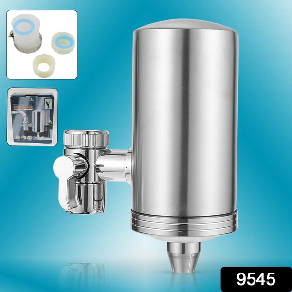 304 Stainless Steel Faucet Mount Water Filter, Water Purifier (1 Set) - justgrabit.in | Just Grab It