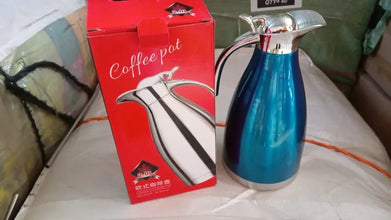 Vacuum Insulated Kettle Jug, Vacuum Insulated Thermos Kettle Jug Insulated Vacuum Flask, Vacuum Kettle Jug Stainless Steel For Milk ,Tea ,Beverage Home Office Travel Coffee (2 Ltr / 1Pc) - Justgrabit Inc.