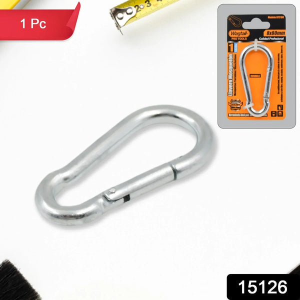 Stainless Steel Snap Hook (8×80 MM / 1 Pc) - justgrabit.in | Just Grab It