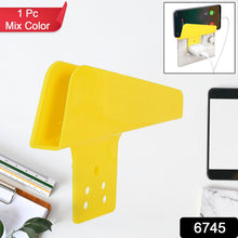 Plastic Secure Mobile Phone Charging Stand Holder (1 Pc / Mix Color) - justgrabit.in | Just Grab It