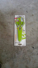 Multi - Purpose Kitchen Shears with Magnetic Holder, Stainless Steel, Red Multifunction Heavy Duty and Kitchen Scissors - Justgrabit Inc.