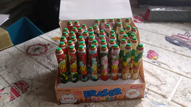 Fancy Erasers for Kids in Different Shapes – Rainbow Erasers, Stationery Gift for Kids Pencil Shaped Eraser for Children School Kids/Birthday Return Gift for Children (48 Pcs Set) - Justgrabit Inc.