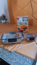 Plastic Kitchen Storage Container Big 800 ML & Small 250 ML with Air Seal Lock Lid & Spoon - Justgrabit Inc.