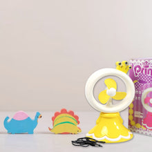 Princess Portable Fan – Bright Color Desktop USB & Battery Operated (Battery Not Included) - justgrabit.in | Just Grab It