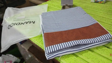Pillow Covers, leather & cotton Cushion Covers (20 × 20 Inch / 1 Pair / 2 Pc) - justgrabit.in | Just Grab It
