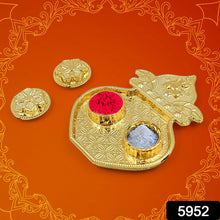Kalash Shape Rakasha Bandhan Special Puja Thali (1 Pc) (Mix Design) - justgrabit.in | Just Grab It