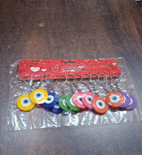 Evil Eye Rubber / Silicone Keychain (12 Pcs Set / Mix Color) - justgrabit.in | Just Grab It