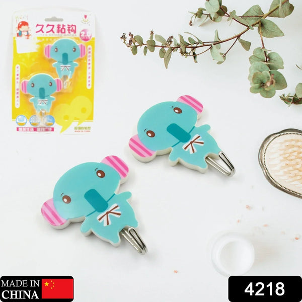 Strong Self - Adhesive Hooks (2 Pc): Heavy Duty, Waterproof, All - Purpose - justgrabit.in | Just Grab It