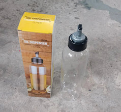 Oil Dispenser Transparent Plastic Oil Bottle | 1 Liter - Justgrabit Inc.
