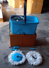 Quick Spin Mop – Plastic Floor Cleaner with Big Bucket & Easy Wheels - justgrabit.in | Just Grab It