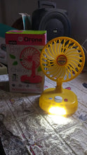 USB - C Type Rechargeable Portable Fan With LED Light Heavy Duty Motor & Foldable Fan With Charging Port Home, Outdoor, Temple - Justgrabit Inc.