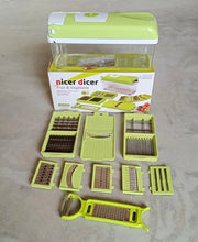 Plastic 13 - in - 1 Manual Vegetable Grater,Chipser and Slicer - Justgrabit Inc.