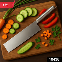 Professional - Grade Stainless Steel Vegetable Cleaver Knife 1 Pc - justgrabit.in | Just Grab It