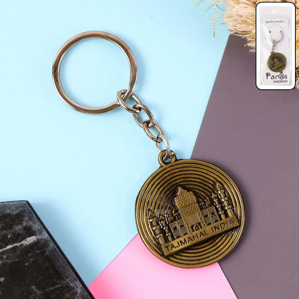 Premium Taj Mahal India Souvenir Keychain (1 Pc) - justgrabit.in | Just Grab It