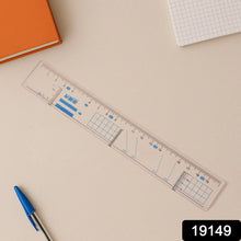 Multifunctional Transparent Plastic Geometry Ruler (1 Pc) - Justgrabit Inc.