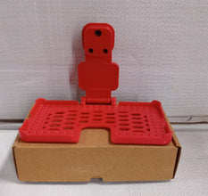 Multi - Purpose Wall Holder Stand for Mobile Charging (Red) - justgrabit.in | Just Grab It