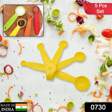 Plastic Measuring Spoons - Set of 5 - Justgrabit Inc.