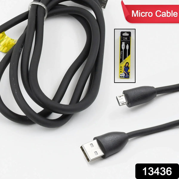 JK 2A Fast Charging for android, Tough Long Micro Cable (1 Pc) - justgrabit.in | Just Grab It