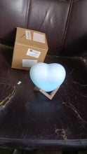 3D Heart Shape Moon Night Lamp with Plastic Stand (13 x12 Cm / 1 Pc) - justgrabit.in | Just Grab It