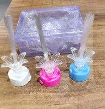 Multi - Color LED Fiber Optic Flower Night Lamps (Mix Color / 3 Pc) - justgrabit.in | Just Grab It