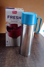 Supermom Stainless Steel Fresh Oil Pourer Bottle with Flip Lid and Handle Approx 1000ML (1 Pc) - justgrabit.in | Just Grab It