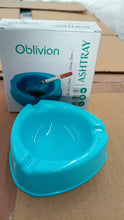 Oblivion Durable Plastic Ashtray with Wide Bowl and Triple Cigarette Holder Slots (1 Pc) - justgrabit.in | Just Grab It
