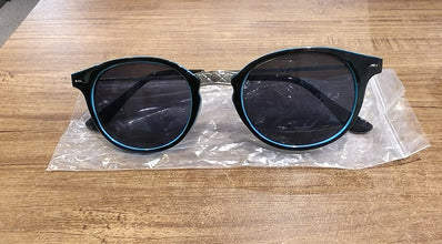 Sky Blue UV Protected Round Sunglasses, classic Sunglasses for Men & Women - justgrabit.in | Just Grab It