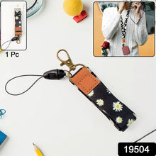 Floral Print Neck Lanyard Strap with Clip Hook & Mobile String (1 Pc) - justgrabit.in | Just Grab It