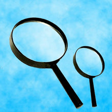 Magnifying glass Lens - reading aid made of glass - real glass magnifying glass that can be used on both sides - glass breakage - proof magnifying glass, Protect Eyes, 90mm & 60mm (2pc Set) - Justgrabit Inc.