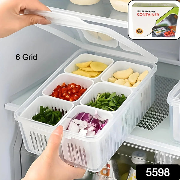 Fridge Storage Box – Freezer & Kitchen Organizer for Vegetables & Food (1 Pc) - Justgrabit Inc.