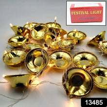 LED Diya Series Light, Fairy Lights for Diwali Decoration (16 Diya) - justgrabit.in | Just Grab It