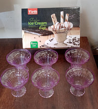 Crystal Plastic Ice - Cream Bowl, Home & Kitchen Serving Platter or Dessert Cup for Sundae, Sweets, Snacks, Fruit, Pudding, Nuts or Dip, Serving Bowls (Crystal Cups, Set of 6) - Justgrabit Inc.