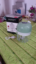 Wireless USB Rechargeable Mini Electric Garlic Machine / Chopper (250Ml) - justgrabit.in | Just Grab It