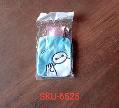 Blue Baymax Small Hot Water Bag with Cover for Pain Relief - Justgrabit Inc.