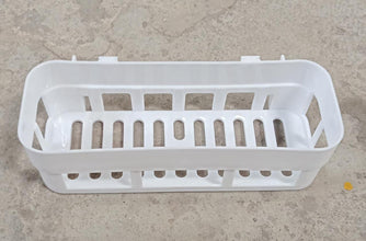 ABS Plastic Shower Corner Caddy Shelf with Wall - Mounted Suction Cup - justgrabit.in | Just Grab It