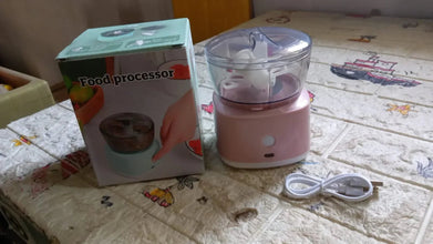 Portable Mini Food Processor Chopper Electric Veggie Chopper 3 Blades With Charching Cable Type C, Vegetable Chopper, Garlic Chopper Food Grinder for Chopping Ginger, Pepper Chili, Onion, Fruit, Meat - Justgrabit Inc.