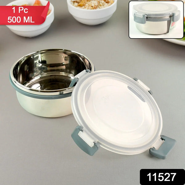 Apex Round Airtight Food Storage Container Approx 500 ml (1 Pc) - Justgrabit Inc.