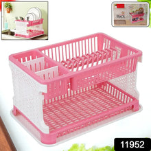 Plastic Kitchen Organizer Rack with Water Storing Tray - Justgrabit Inc.
