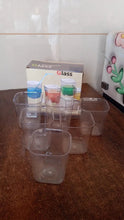 6pc Transparent Diamond Medium Serving Glass Set, Glass Set for Water, Juice etc - Justgrabit Inc.
