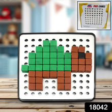 Pixel Cubes Toy for Children Early Education, Pixel Game Educational Board Games Board, Birthday Gift for Kids, Learning Math Toy, Brain Games, Math Puzzle (Approx 180 Cubes With Pixel Board & Book) - Justgrabit Inc.