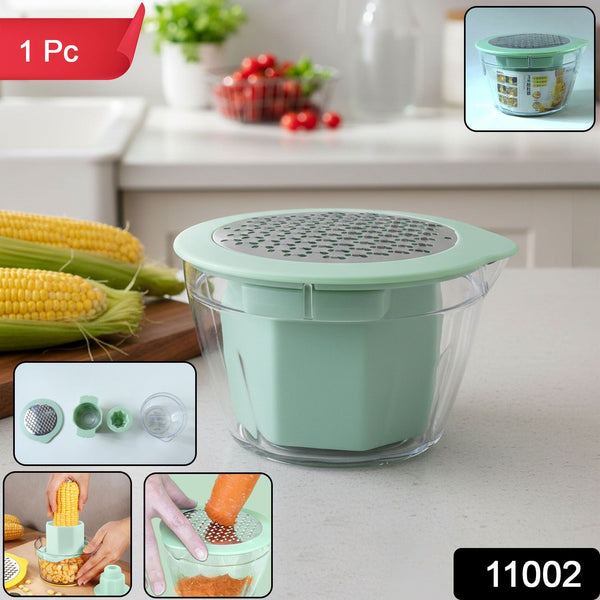 Multipurpose Manual Vegetable Grater and Corn Kernel Stripper (1 Pc) - justgrabit.in | Just Grab It