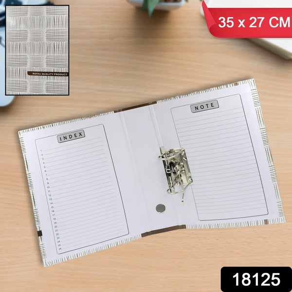 Office Lever Arch Binder Box File Organizer for Documents (35×27 Cm, 1 Pc) - justgrabit.in | Just Grab It