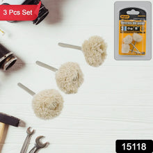 Cotton Polishing Buffing Wheel for Dremel Polishing Kit (3 Pc Set) - justgrabit.in | Just Grab It